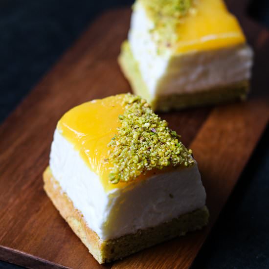 Pistachio Orange Blossom Delices