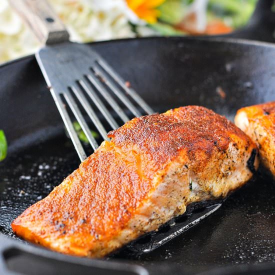 5-Ingredient Blackened Salmon