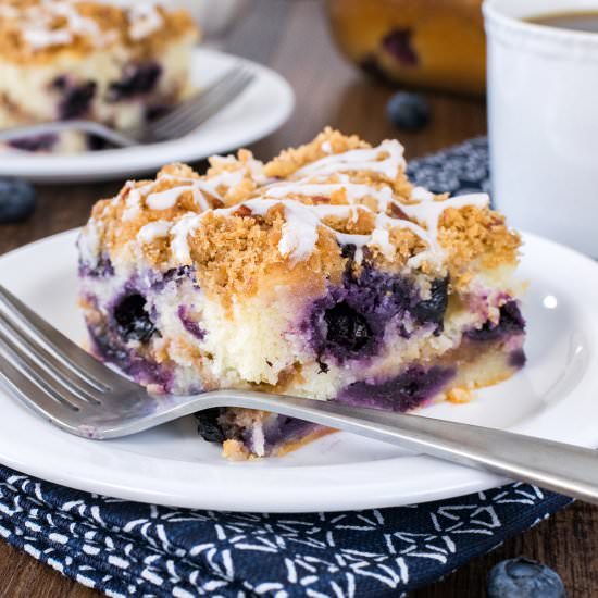 Blueberry Pecan Coffee Cake