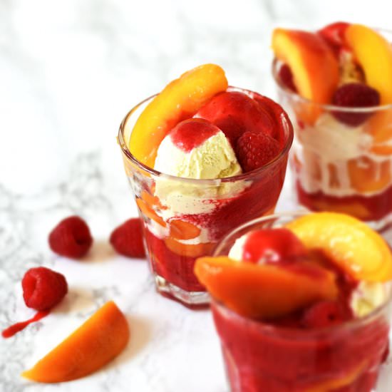 French Peaches Melba