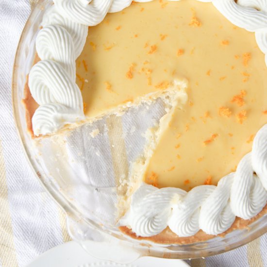 Orange Creamsicle Pie