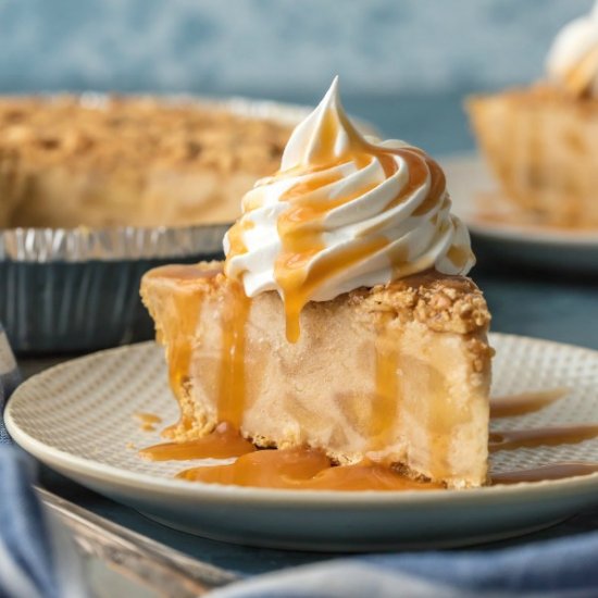 Caramel Apple Freezer Pie