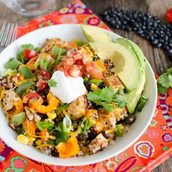 Quinoa Burrito Bowl