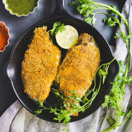 Stuffed Fish Semolina/Rava Fry