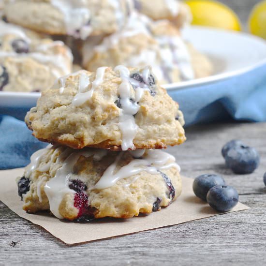 Blueberry Brown Sugar Biscuits