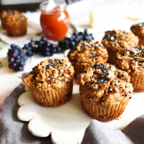 Banana Tahini Muffins