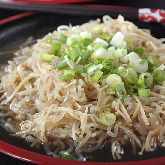 Enoki and Shirataki Stir Fry