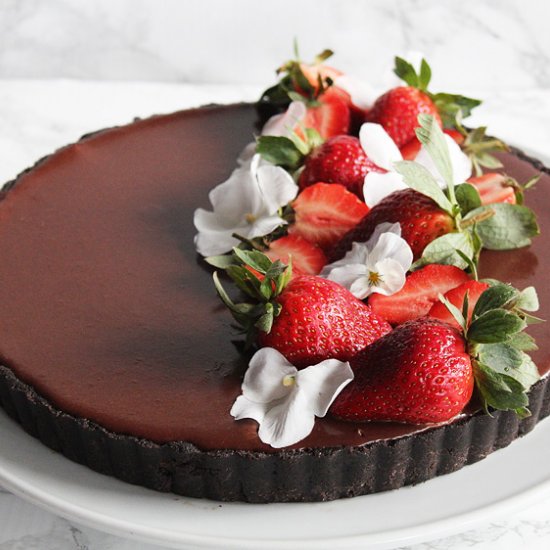 Epic Vegan Chocolate Tart