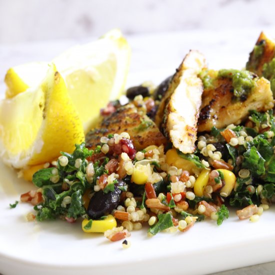 Chimichurri Chicken Grain Salad