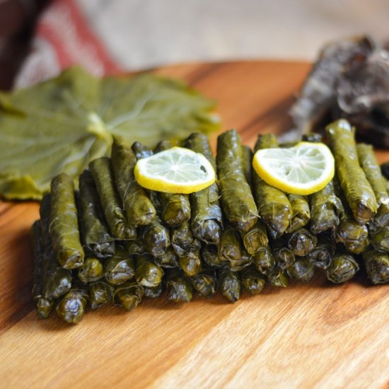 Lebanese Stuffed Grape Leaves