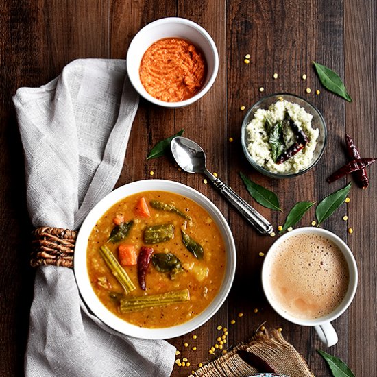 Sambar/Mixed Vegetable Lentil Stew