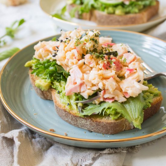 California Pokecado Toast