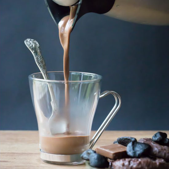 Luxury Black Garlic Hot Chocolate