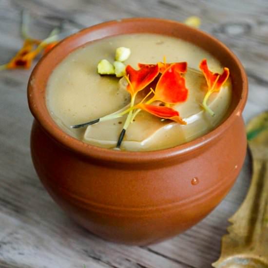 Vegan Mishti Doi/Sweetened Yogurt