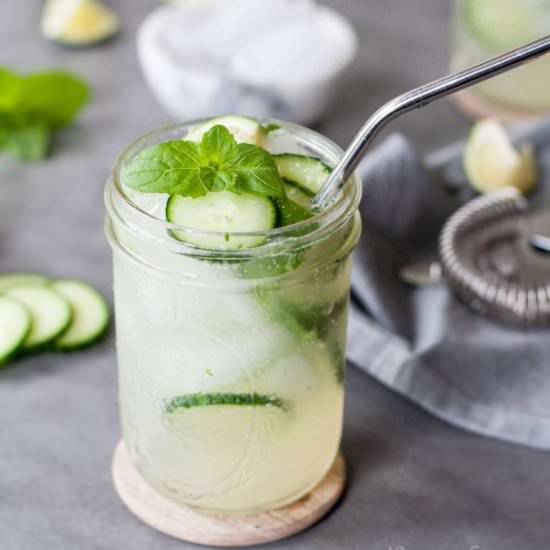 Low Carb Cucumber Mojito