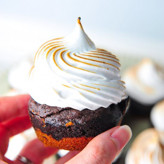 S’mores Brownie Bites