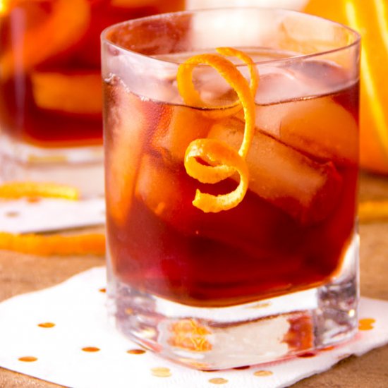 The Boulevardier Cocktail