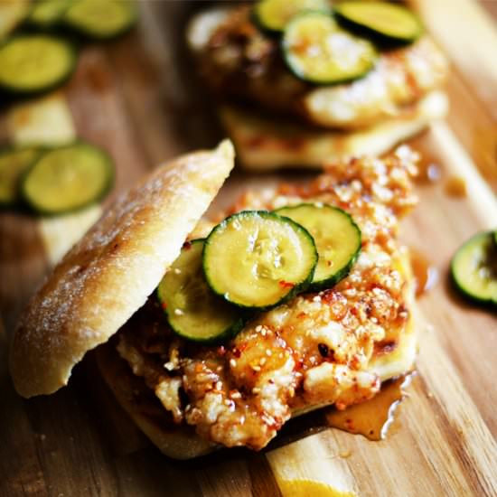 Korean Fried Chicken Sandwich