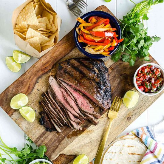 Grilled Steak Fajitas