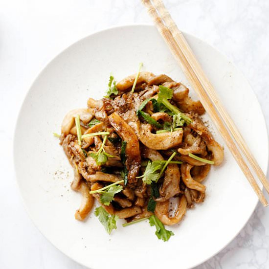 Oyster Mushroom Stir Fry