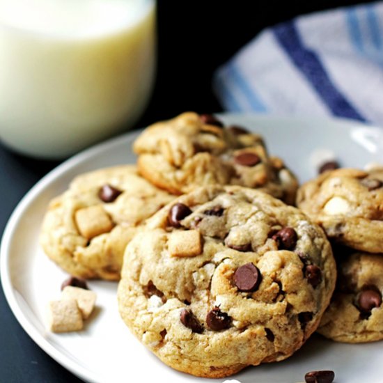 Jumbo S’mores Cookies