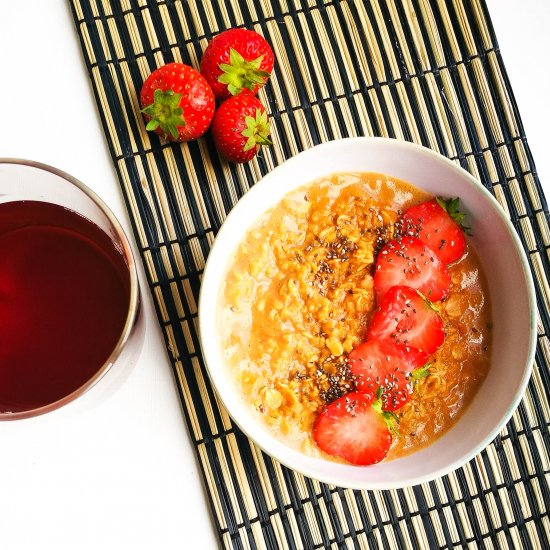 Rooibos Vanilla Tea Porridge