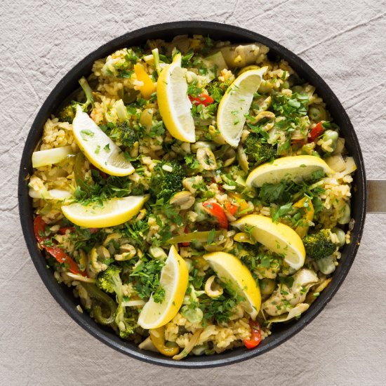 Summer Vegetable Paella