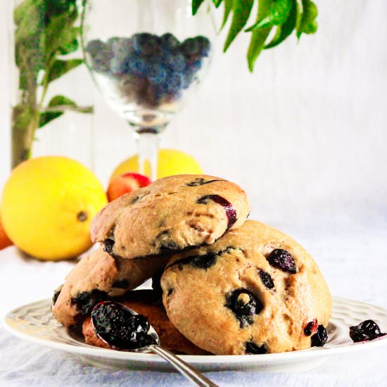 Healthier Blueberry Scones