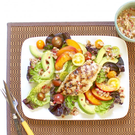 Grilled Chicken and Nectarine Salad