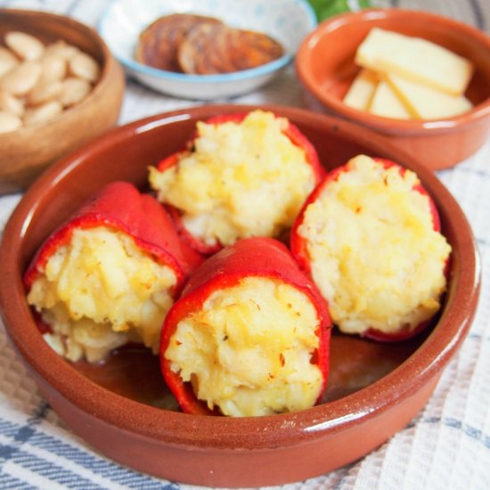 salt cod stuffed piquillo peppers