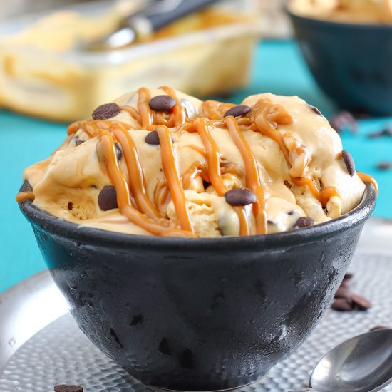 Homemade Caramel Ice Cream