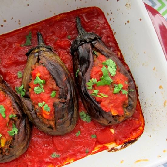 Persian Stuffed Eggplant