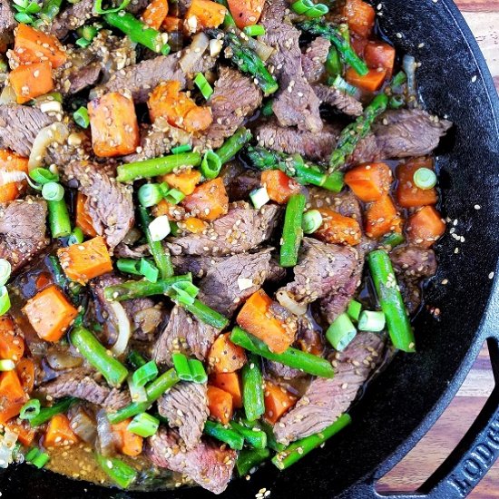 Sesame Beef Stir Fry