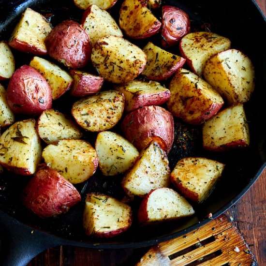 Rosemary Garlic Roasted Potatoes