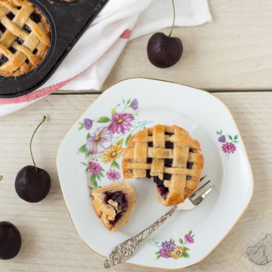 Small Pies with Cherries