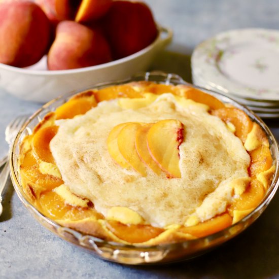 Southern Peaches and Cream Pie