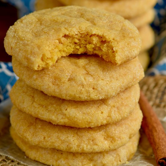 Pumpkin Sugar Cookies