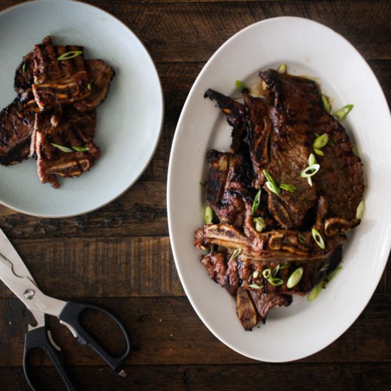 Korean Style BBQ Short Ribs (Galbi)