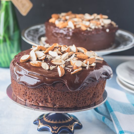 Eggless Sweet Potato Chocolate Cake