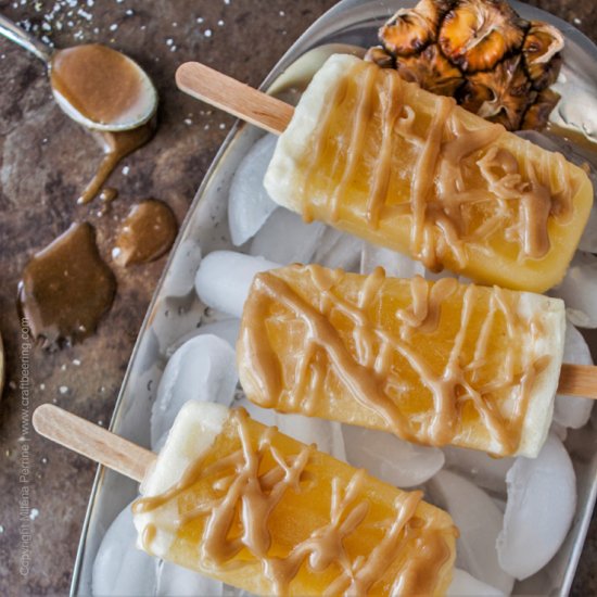 Pineapple IPA Popsicles