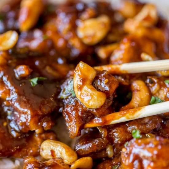 Spicy Cashew Chicken