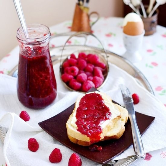 Raspberry homemade jam