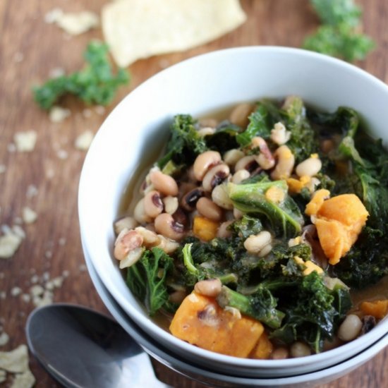 BLACK EYE PEA KALE SOUP