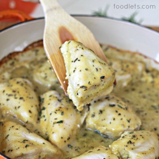 Honey-Mustard Chicken with Rosemary