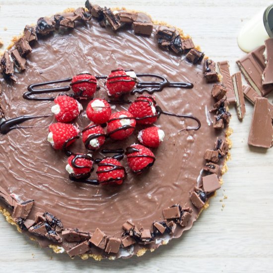 No Bake chocolate fudge pie