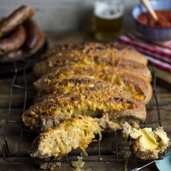 Cheese and Onion Tray Bread