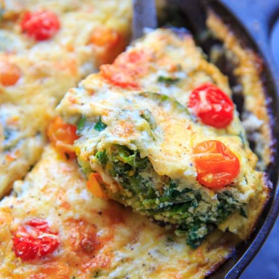 Zucchini Spinach Frittata