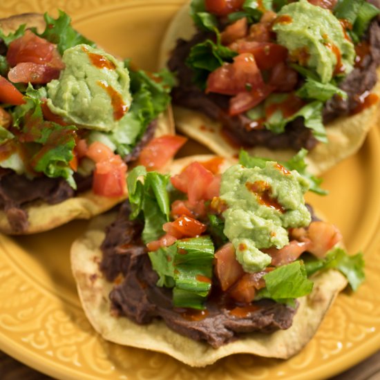 Baked Oil Free Tostadas