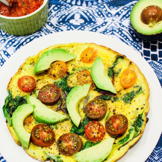 Healthy Open-Faced Omelet