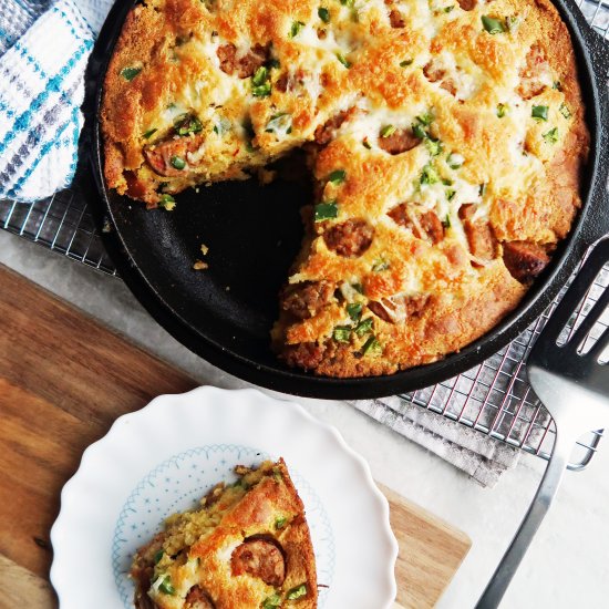 Jalapeño Maple & Sausage Cornbread